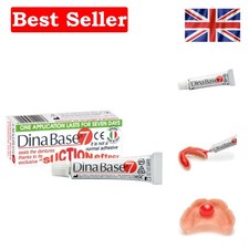 DinaBase 7 Thermoplastic Denture Adhesive & Reliner - Waterproof & Secure Fit