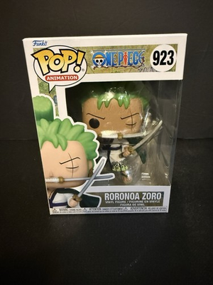 #ad FUNKO POP RORONOA ZORO 923 ONE PIECE POP ANIMATION DB3 $12.95