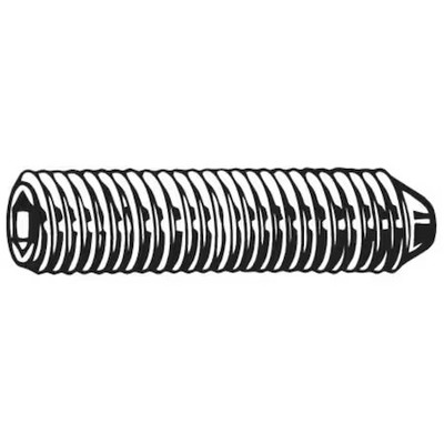 Set Screw, St, M12 X 1.75Mm, Cone, 40Mm, Pk50,  M07800.120.0040