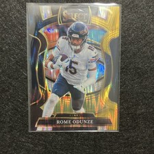 Panini 2025 Select Rome Odunze #74 Chicago Bears Concourse Prizm Football
