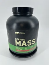 Optimum Nutrition Serious Mass Protein Powder Gainer Strawberry Flavor - 6 lb