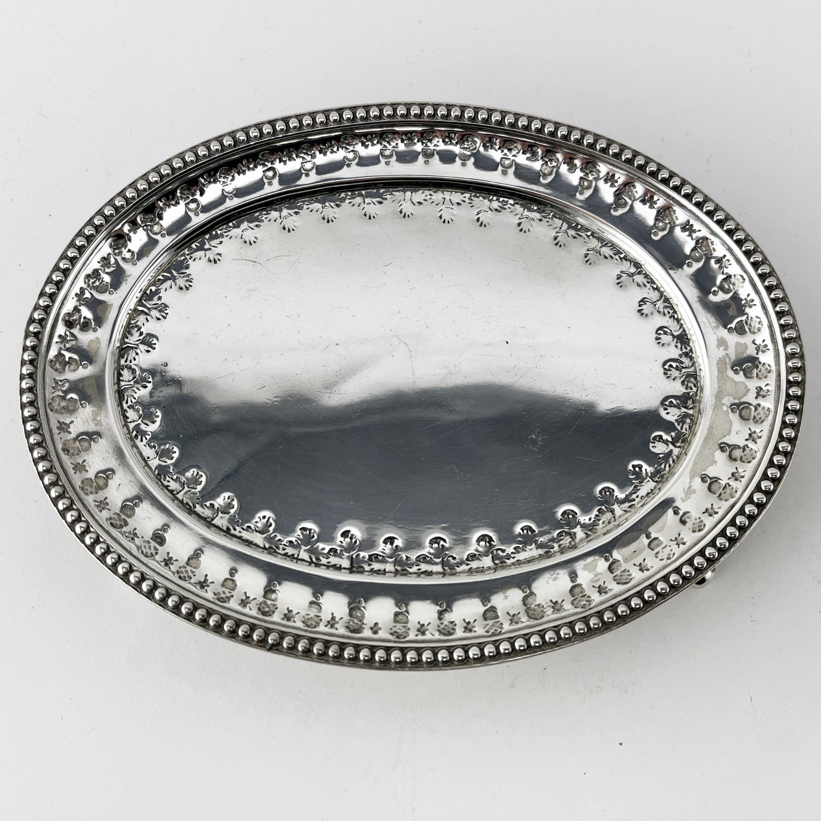 Victorian Sterling Silver Teapot Stand or Salver 1880 London