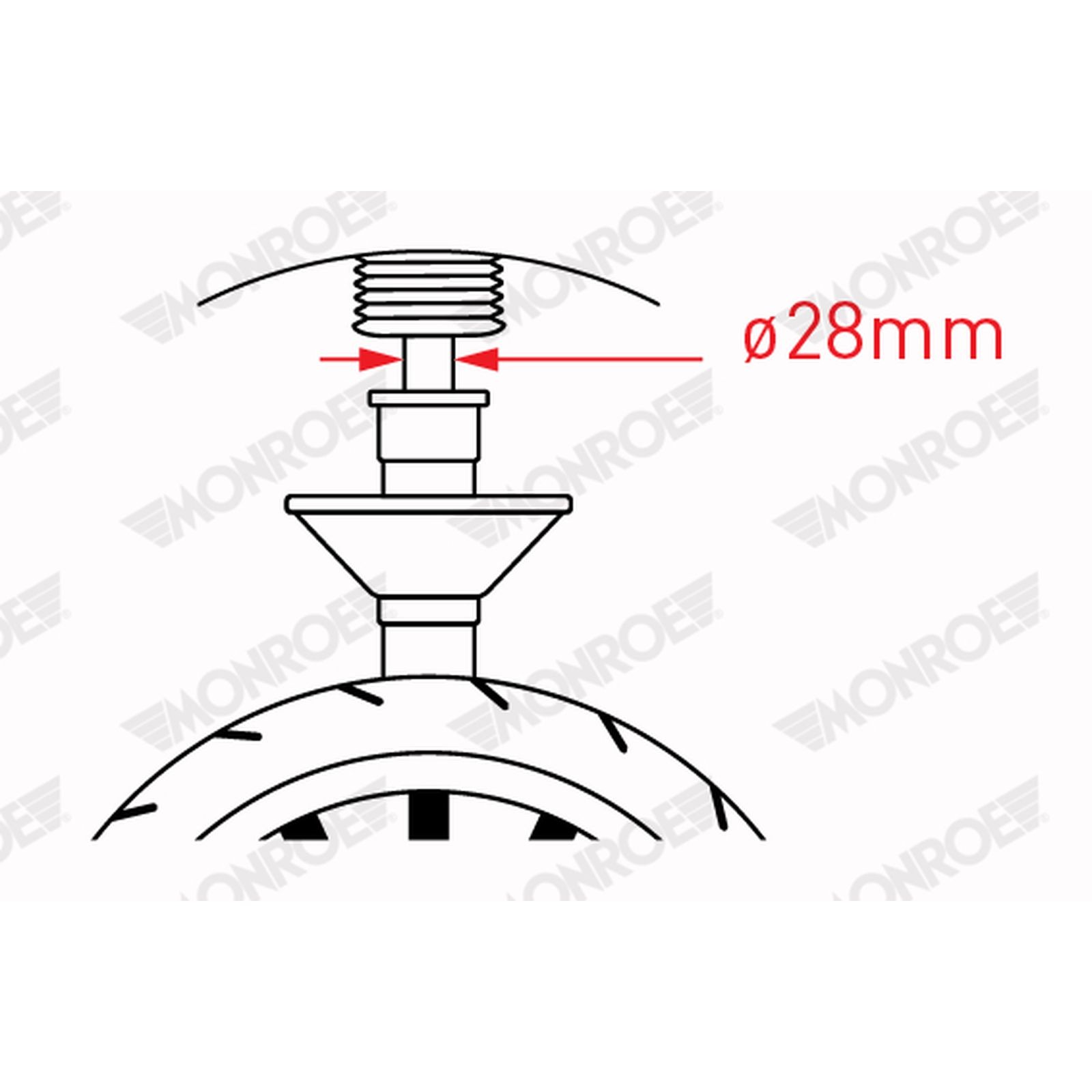MONROE Shock absorber FIAT,PEUGEOT,CITROËN V4513 520255,5202ZK,5202ZL Shocks,Shock absorbers,Suspension shocks 5208L4,50706280,50707867,50707946 - Image 3