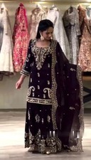 Indian Bridal Salwar Kameez Pakistani Dress Bollywood 3 Piece Party Wedding Suit