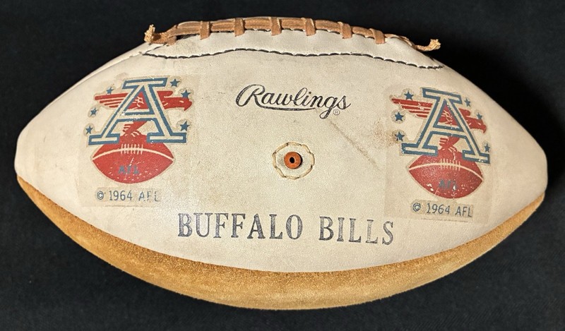 1964 Buffalo Bills AFL Champions Football w/Signatures Rawlings Souvenir Ball