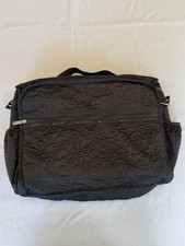 LeSportsac Black Floral Diaper Bag Backpack