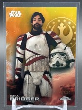 2025 Topps Chrome Star Wars Ezra Bridger Gold Refractor /50