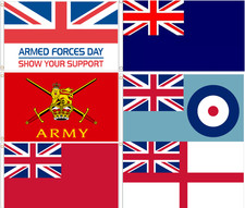 British Armed Forces Military Polyester Flag - Air Force Army Navy