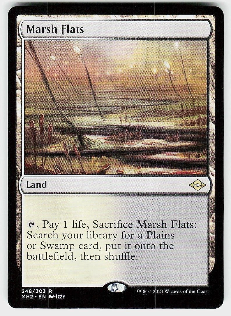 Marsh Flats Magic: The Gathering Wizards of the Coast Rare