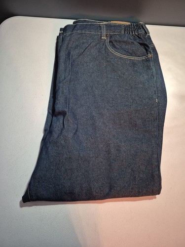 NWT Liberty Blues Denim Blue Jeans 50x29” Fleece Lined Elastic Waist Relaxed Fit - Picture 9 of 21