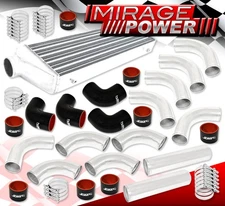 Turbocharger 2.5" Aluminum Piping Kit + High Power Fmic Front Mount Intercooler