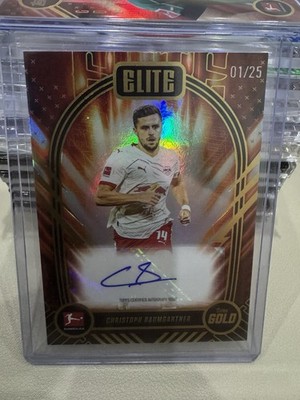 2025-26 Topps Gold Bundesliga Christoph Baumgartner Elite Auto 01/25 RB Leipzig