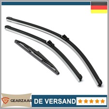 Scheibenwischer + Heckwischer Set Geeignet für OPEL Astra J Caravan ABS Schwarz