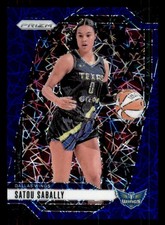 Satou Sabally 2024 Panini Prizm WNBA Blue Velocity Prizms #43 Dallas Wings