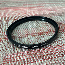 Haze 62mm UV Circular Threaded Camera Lens Filter for Camera, Clear