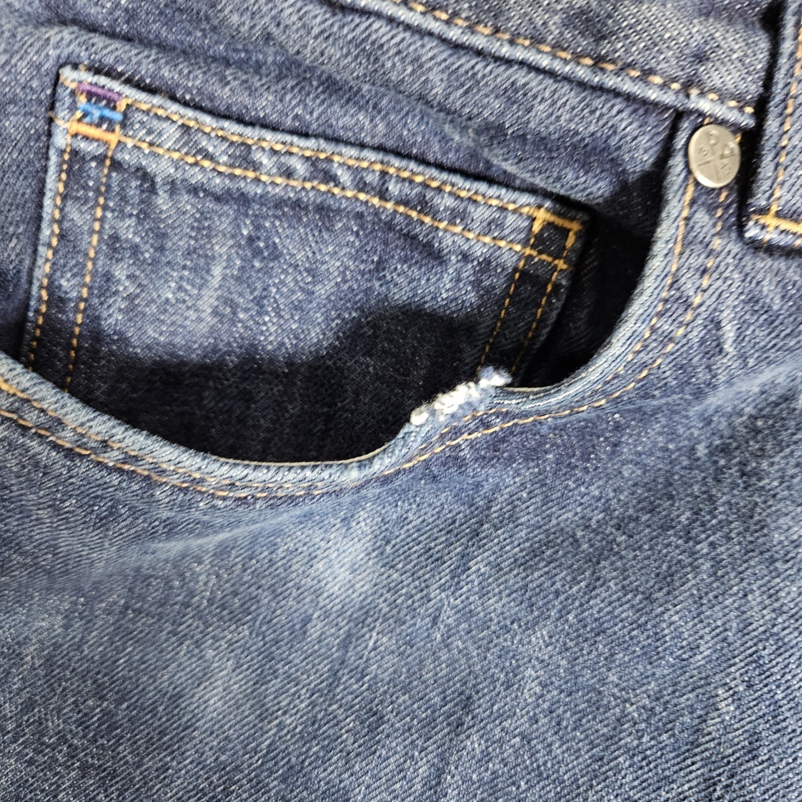 Patagonia Jeans Mens 31X32 Blue Straight Fit Gorpcore Organic Cotton 56005 thumbnail 15