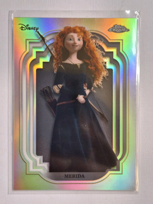 MERIDA 2024 Topps Chrome Disney Silver Refractor Card # 143
