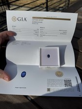 GIA Certified 2.58 carat Natural Royal Blue Ceylon Sapphire