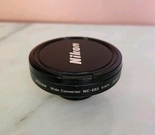 Nikon WC-E63 Wide Converter 0.63x Japan Lens Coolpix Digital Camera Accessory