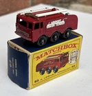 Matchbox Lesney #63B Foamite Fire Crash Tender  w/ Box 1964 Collectible