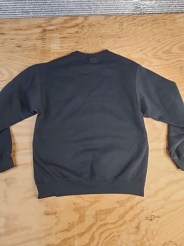 Market Street Logo Black Cotton Sweatshirt Long Sleeve Mens Medium - Picture 9 of 9
