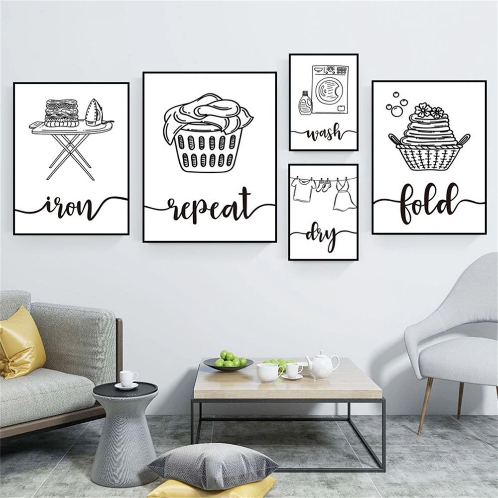 Laundry room art deals