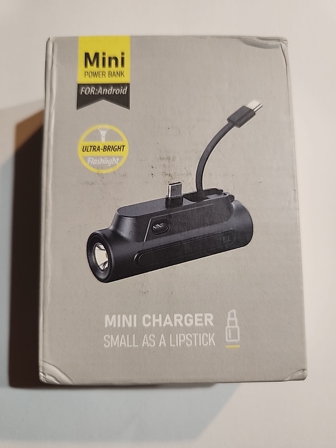 Mini Power Bank For Andrid Ultra Bright Flash Light-image