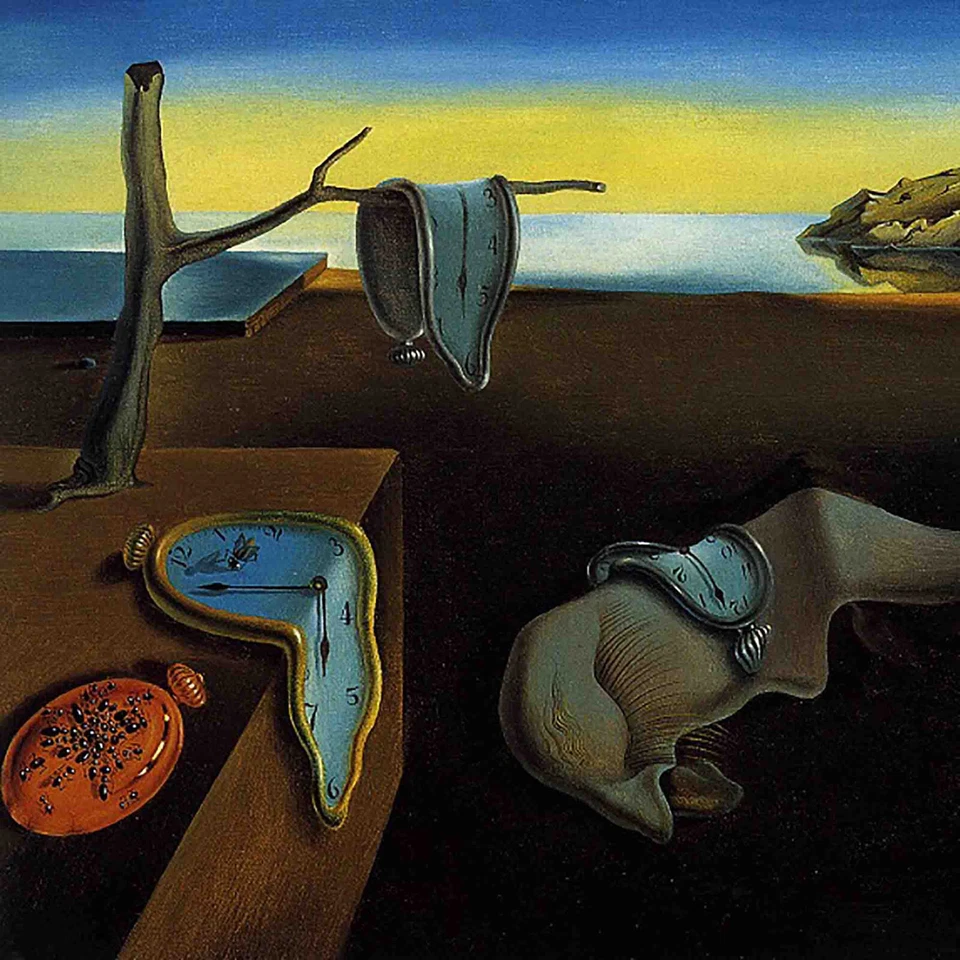 Salvador Dalí Reloj de Fusión de Escritorio/Estante - Reloj Silencioso y Completamente Funcional Foto 2 de 4