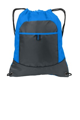Port Authority Drawstring Backpack Cinch Sack Gym School Sport Bag BG613