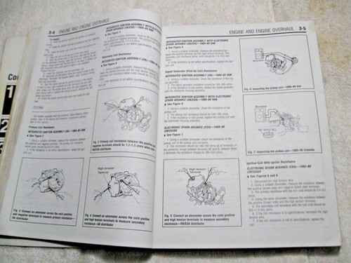 TOYOTA Trucks/Cars, 4Runner, Land Cruiser, Tacoma, Corolla Haynes/Chilton Manual - Picture 66 of 94