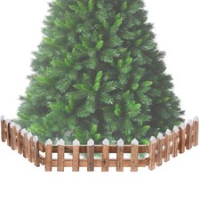 1 Or 2 Wooden Snow Fence For Garden Tree Christmas Xmas Skirt Stand Cover Decor
