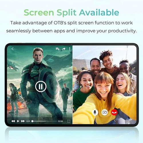 Oukitel OT8 11" Schlank 4G Tablets 6GB+256GB 8800mAh Android 13 Pad Dual Kamera - Bild 15 von 35