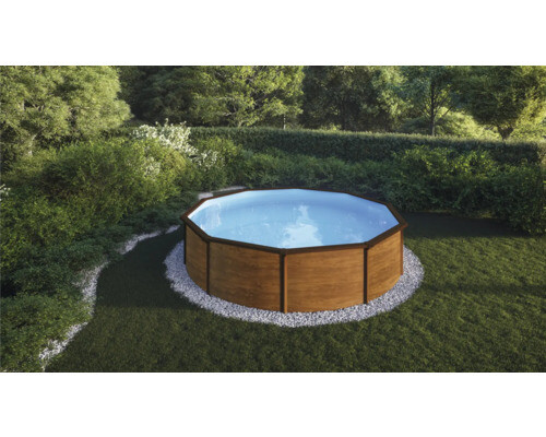 Aufstellpool Stahlwandpool-Set Planet Pool Vision-Pool Classic Solo rund Ø 350x1 - Bild 2 von 3