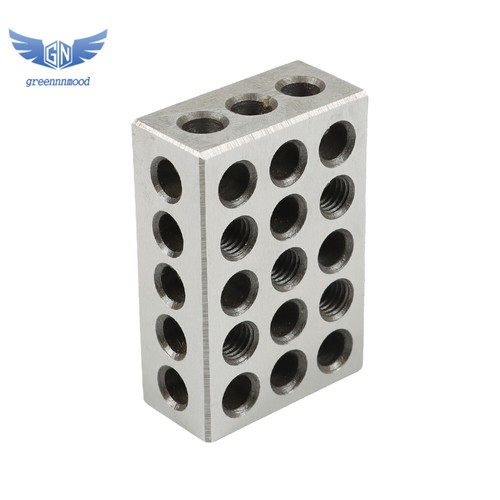 MATCHED PAIRS .0001" PRECISION 1-2-3 123 BLOCK SET 23 HOLES With Screws HEX KEY - Picture 7 of 10