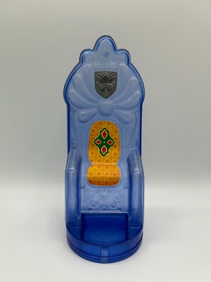 She Ra Princess of Power Crystal Castle Throne Chair w Decal & Catra Shield 1984