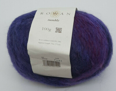 (142,50 /kg): 100 g  Rowan TUMBLE, Alpaka,  Shade 568 lila Verlauf #5703