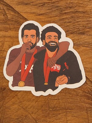  Mohamed Salah Sticker Roberto Firmino Soccer Al-Ahli Liverpool FC Brazil Egypt