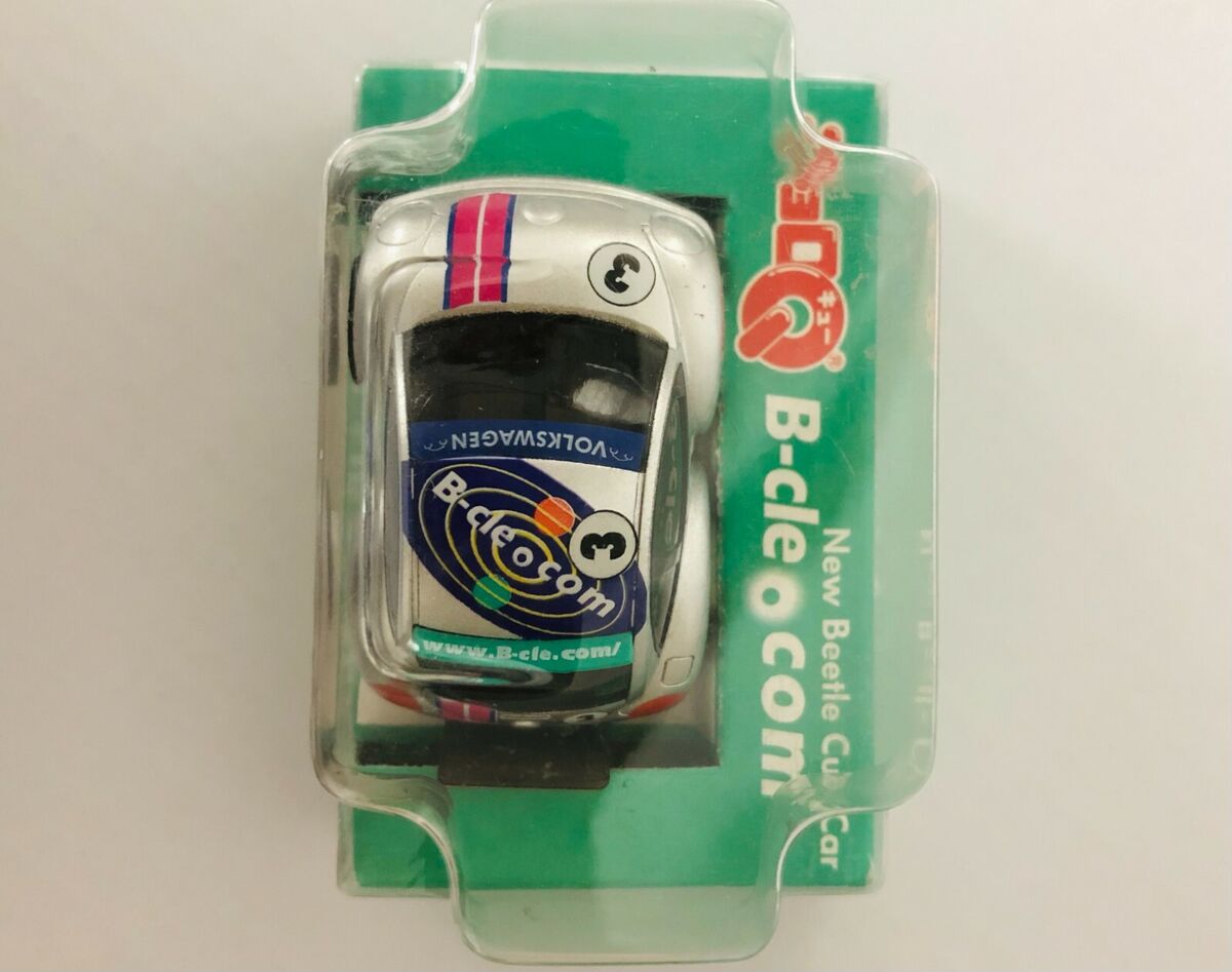 Takara Choro-Q VOLKSWAGEN New Beetle Cup Car #3 Pink MINT Takara Choro-Q VOLKSWAGEN New Beetle Cup Car #3 Pink MINT