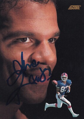 ANDRE REED AUTO'D SIGNED 1991 SCORE CARD #679 BUFFALO BILLS HOF ...