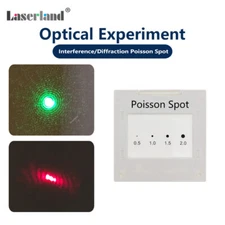 Poisson/Arago Spot Teaching Demonstration Experimental Diffraction Interference