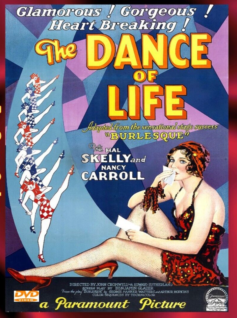 1929 The Dance of Life Musical Classic DVD Hal Skelly Nancy Carroll
