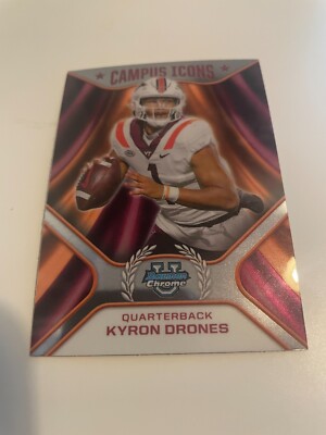 2024 Bowman University Chrome #CI-19 Kyron Drones Campus Icons 02