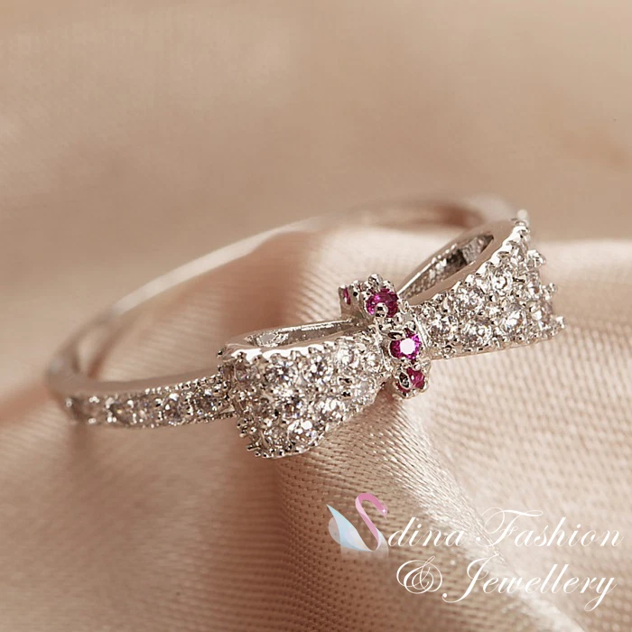 Swarovski shop knot ring