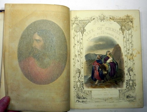 ca1870? LIFE Of Our Lord and Savior JESUS CHRIST Rev John Fleetwood Publ Tallis - Imagen 8 de 24