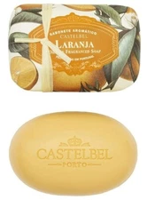 Castelbel Wrapped Soaps Orange 150g/5.3oz ( 2 Pack )