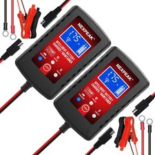 2-Pack Smart Fully Automatic 6V 12V Battery Charger Maintainer for Car Marine...