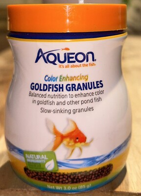 Aqueon Goldfish Color Enhancing Granules 3 oz. Exp 3/2025 | eBay