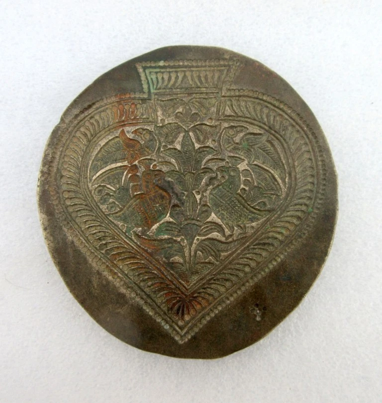 Antigua figura de pájaro pavo real de bronce más rara joyería molde de troquel de fabricación grande Foto 2 de 4