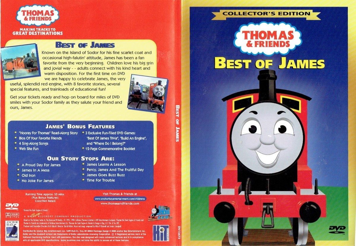 Thomas & Friends: Best of James Collector's Edition DVD Plus