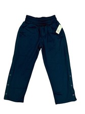 NWT Gap Kids Navy Blue Track Pants Boys S size 6-7 Snap Sides Pockets